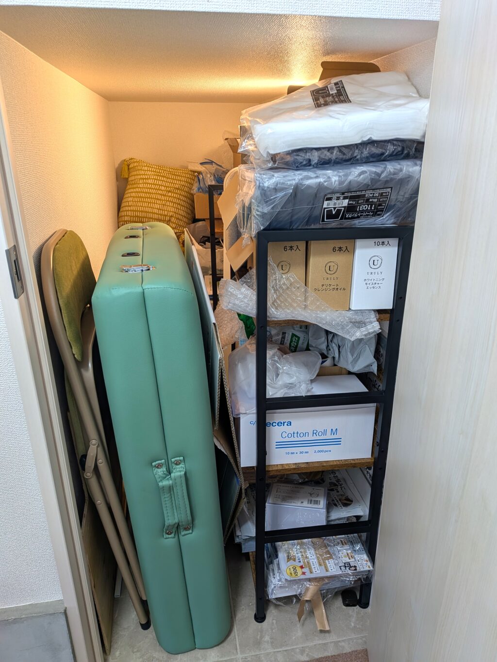 店舗の片付け